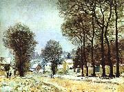 Alfred Sisley Snow at Louveciennes oil